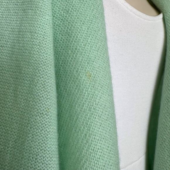Minnie Rose Cashmere Oversized Open Cardigan, Size XS/S, Mint Green - Picture 8 of 10